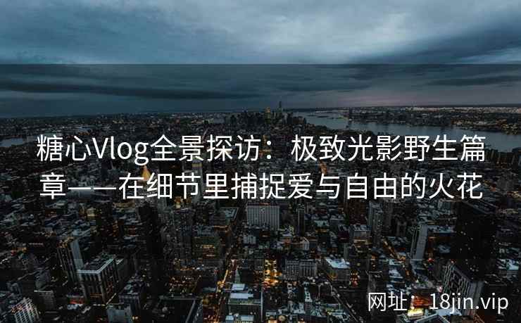 糖心Vlog全景探访：极致光影野生篇章——在细节里捕捉爱与自由的火花