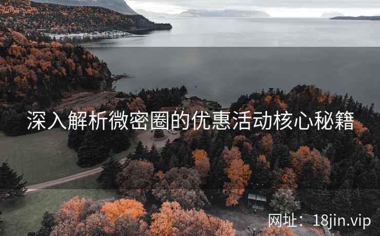 深入解析微密圈的优惠活动核心秘籍