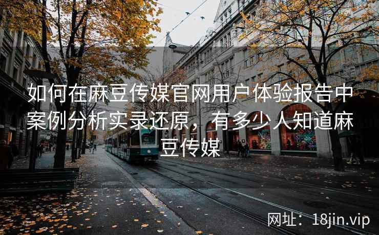 如何在麻豆传媒官网用户体验报告中案例分析实录还原，有多少人知道麻豆传媒