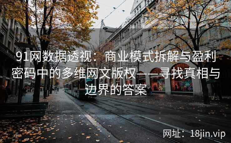 91网数据透视：商业模式拆解与盈利密码中的多维网文版权——寻找真相与边界的答案
