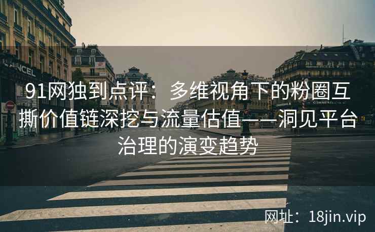 91网独到点评：多维视角下的粉圈互撕价值链深挖与流量估值——洞见平台治理的演变趋势